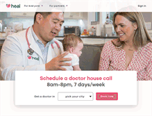 Tablet Screenshot of heal.com